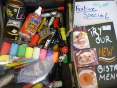 *Small Box Including Whiteboard, Liquid Chalk, Mar