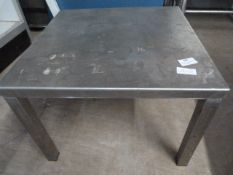 *Small Stainless Steel Table 45x45x33cm