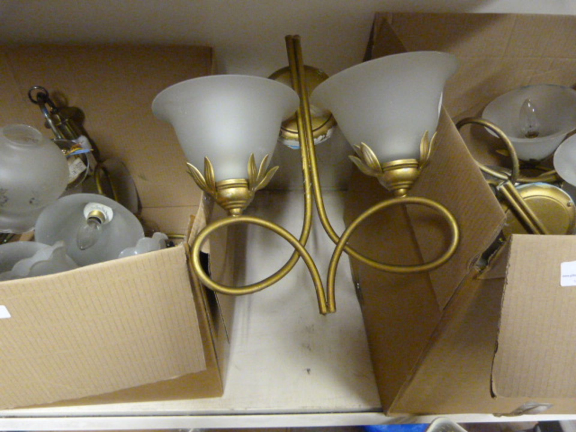 Two Boxes of Wall Lights