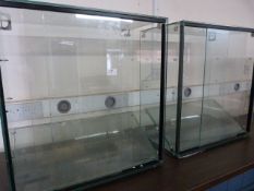 *Two Glass Display Display Units