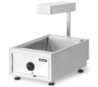 *Amicus 600 Chip Scuttle, electric, countertop, 1/1 GN chip pan, manual controls, orbital finished t