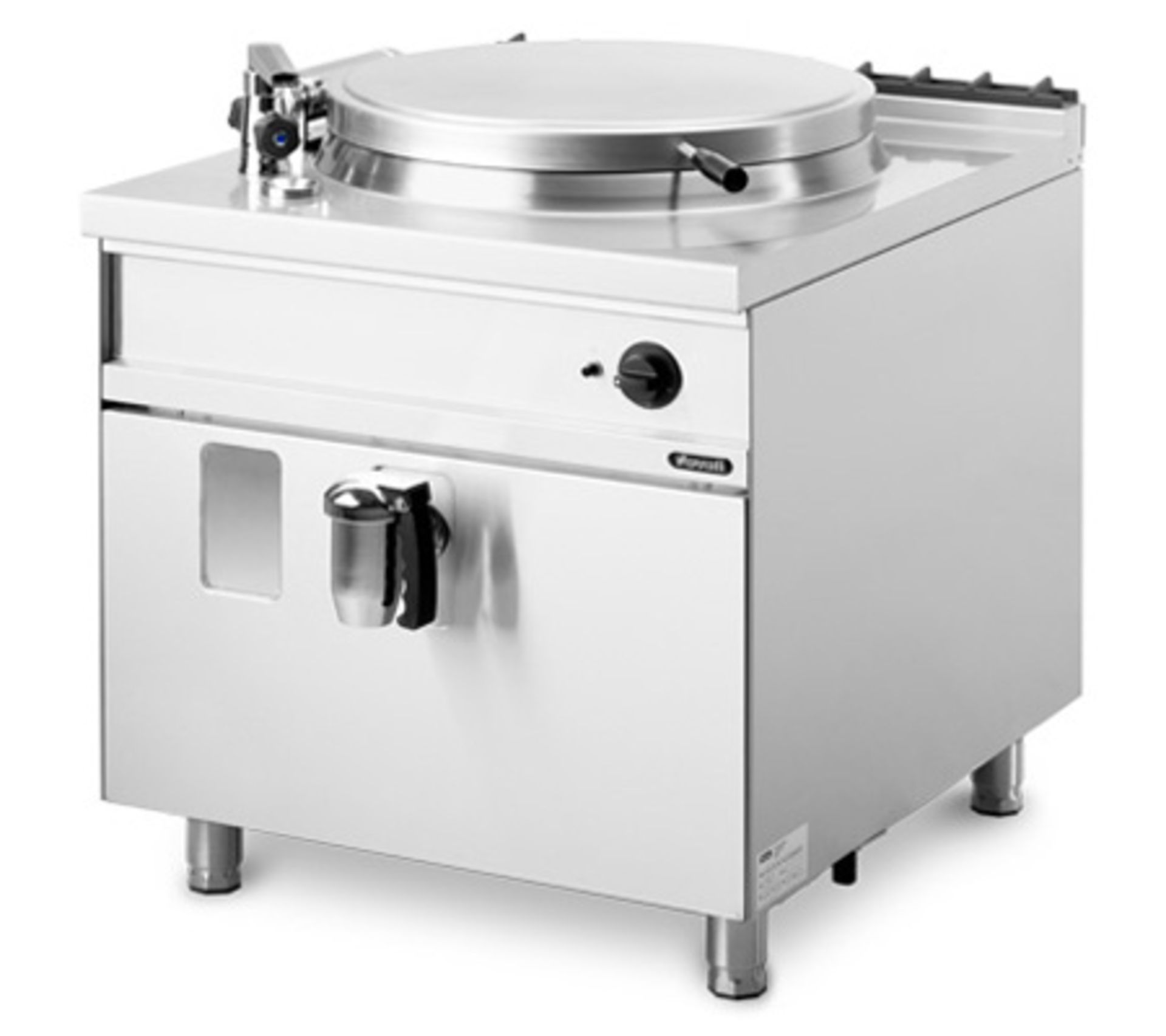 *Grandis 900 Boiling Pan, gas, stand-alone or suite, direct heat, 150 litre tank capacity, manual ti