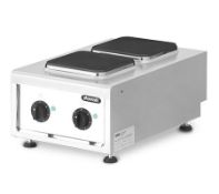 *Amicus 600 Range, electric, countertop, (2) square hotplates, manual controls, (6) heat settings, 5