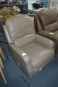 *Tully Leatherette Swivel Reclining Armchair