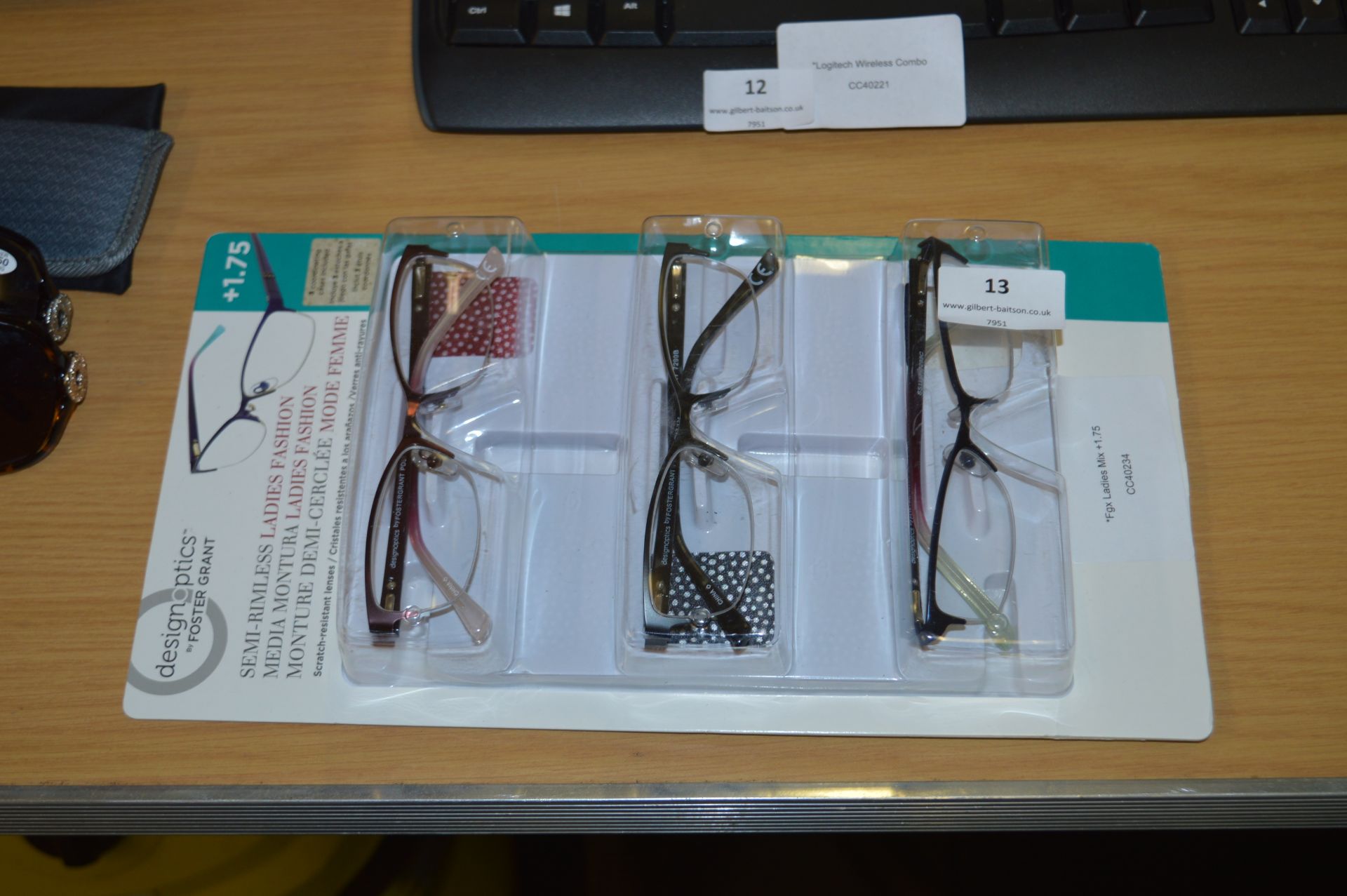 *FGX Ladies Mix Reading Glasses +1.75