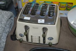 Delonghi Vintage Style Four Slice Toaster