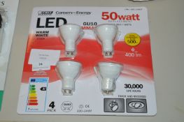 *Feit GU10 Dimmable LED Light Bulbs 4pk