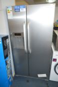 *Hotpoint Side-by-Side Stainless Steel Fridge