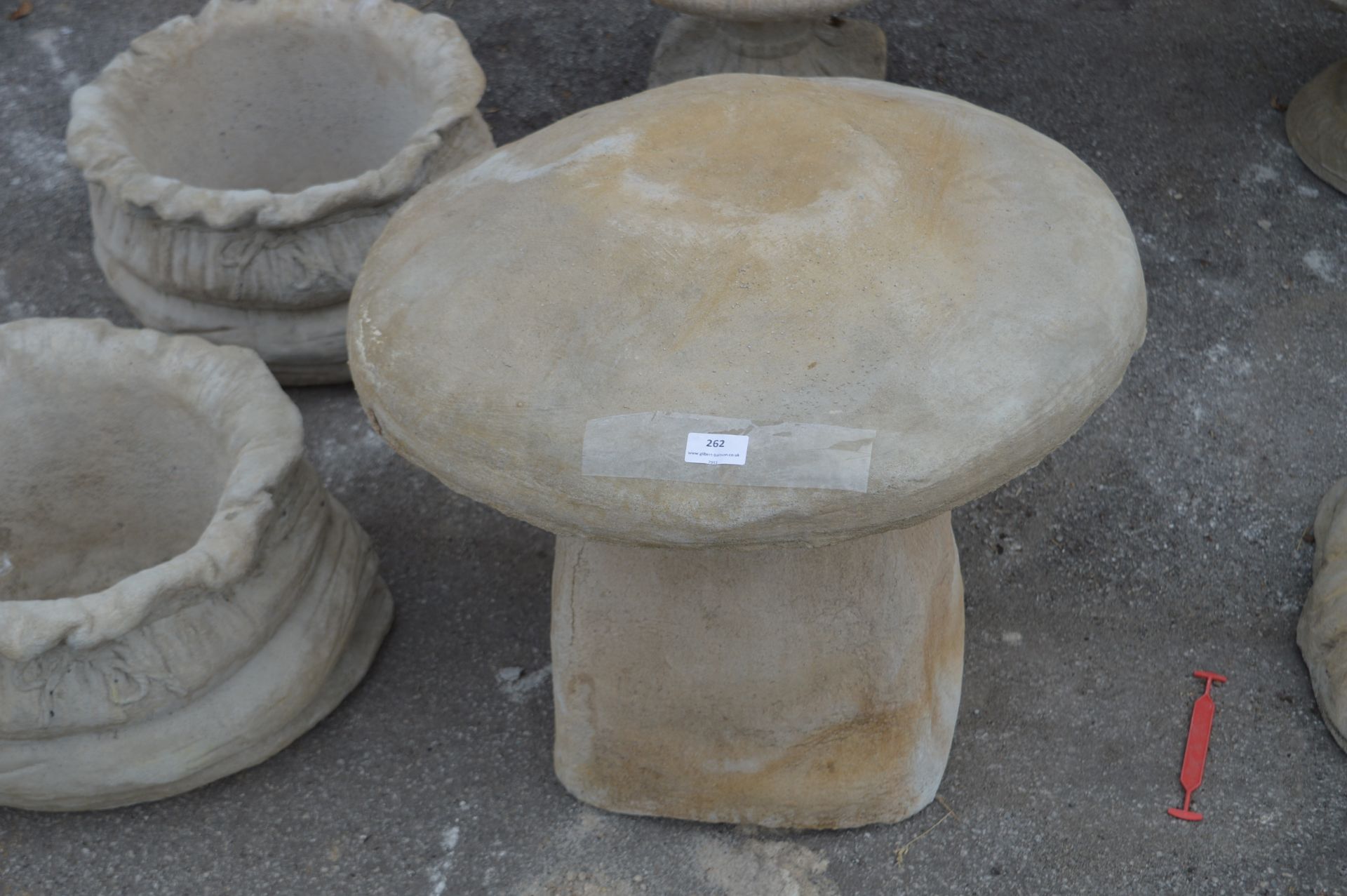 Reconstituted Limestone Toadstool