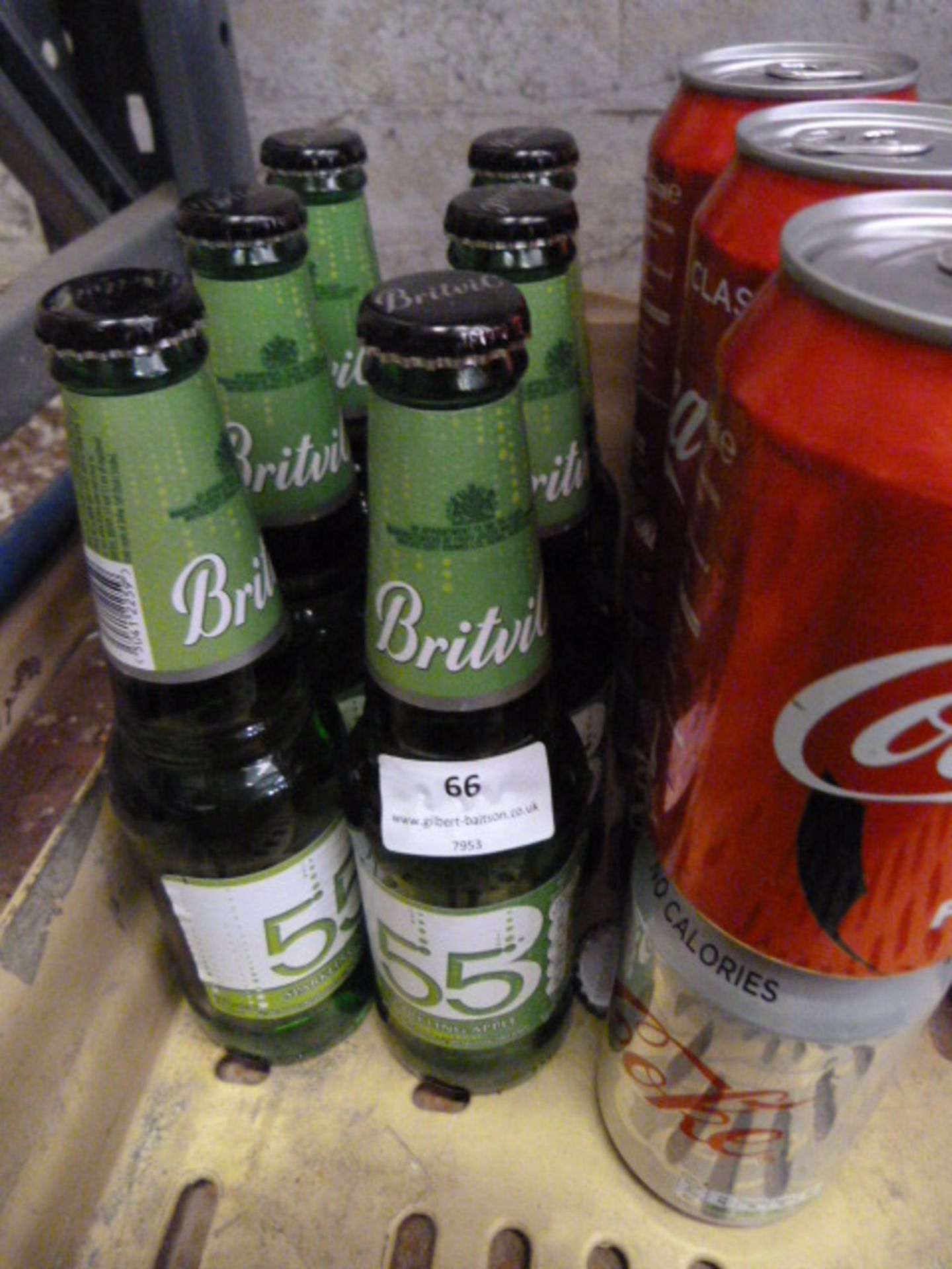 *x6 275ml Bottles Britvic 55 & x6 Can of Coke