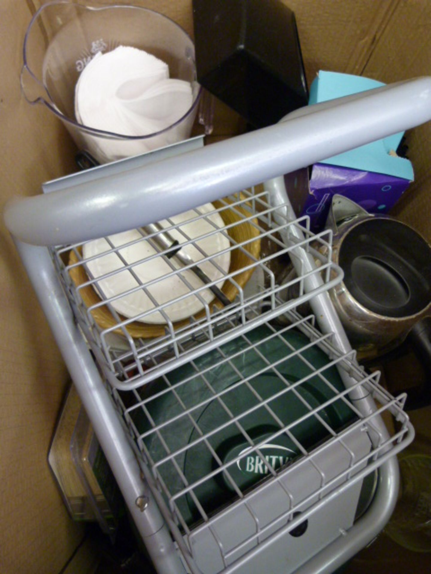 *Box of Miscellaneous Kitchen Items Including Kett