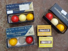 *Three Part Sets of Billiard Ball and Two Box of B