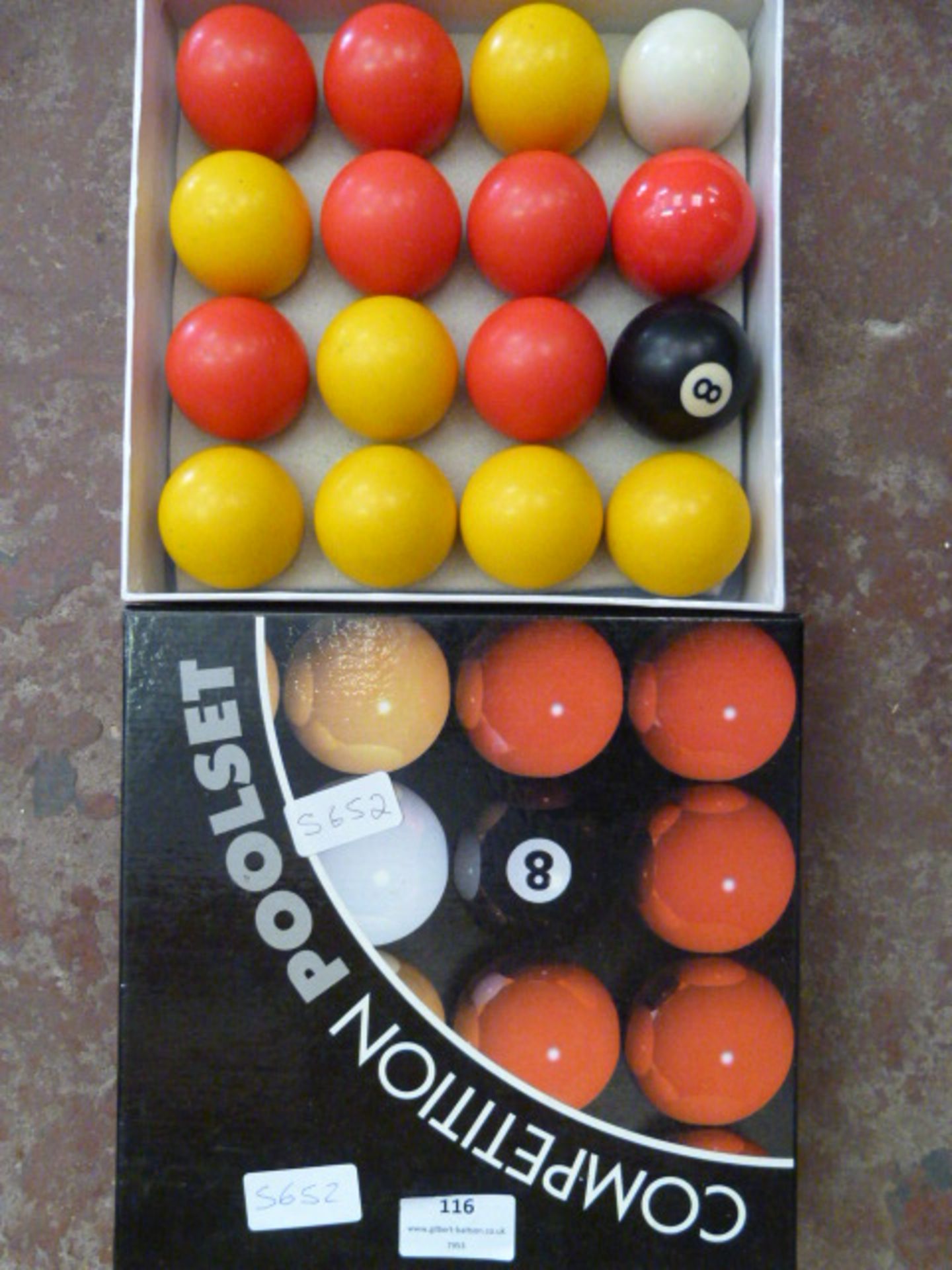 *Set of Competition Pool Balls