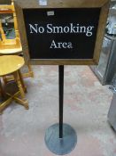 Free Standing No Smoking Sign