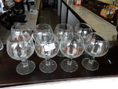 *Eight St Steffanus Glasses