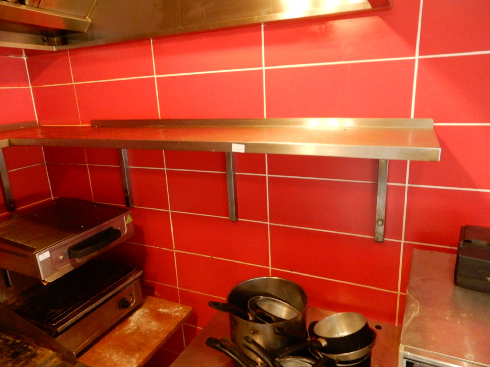 *Stainless Steel Shelf 1.5m Long