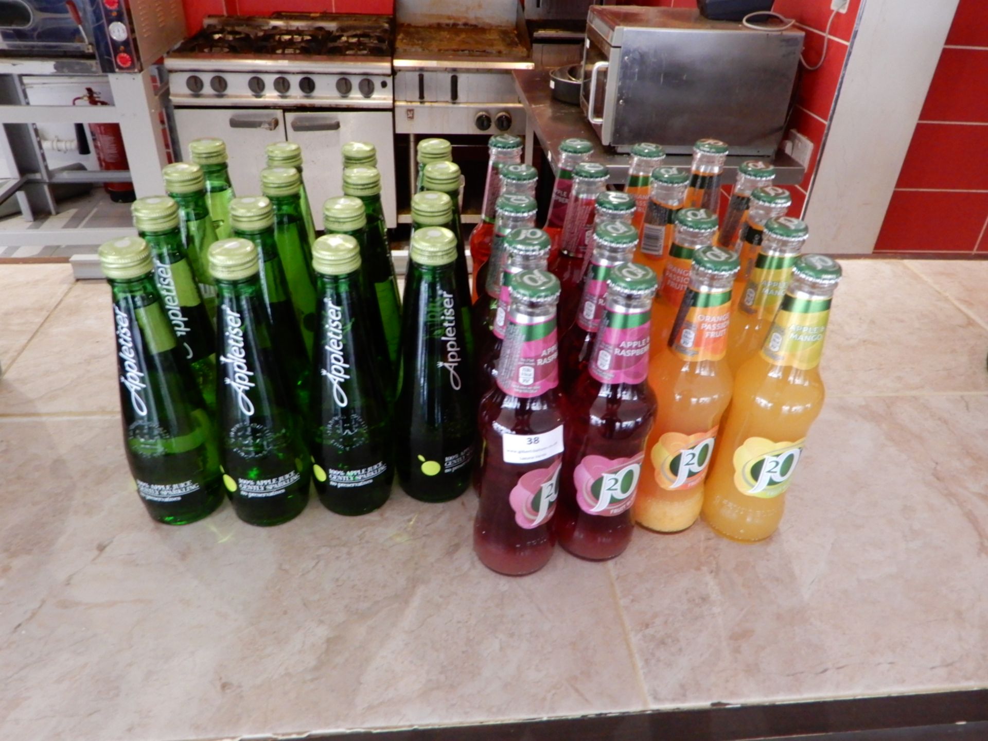 *34 Assorted Bottles of Appletiser and J2O