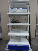 *CTL Medical System Stack Trolley with MS Medisoft Monitor and Zeiss MediLive Advanced Digital Camer