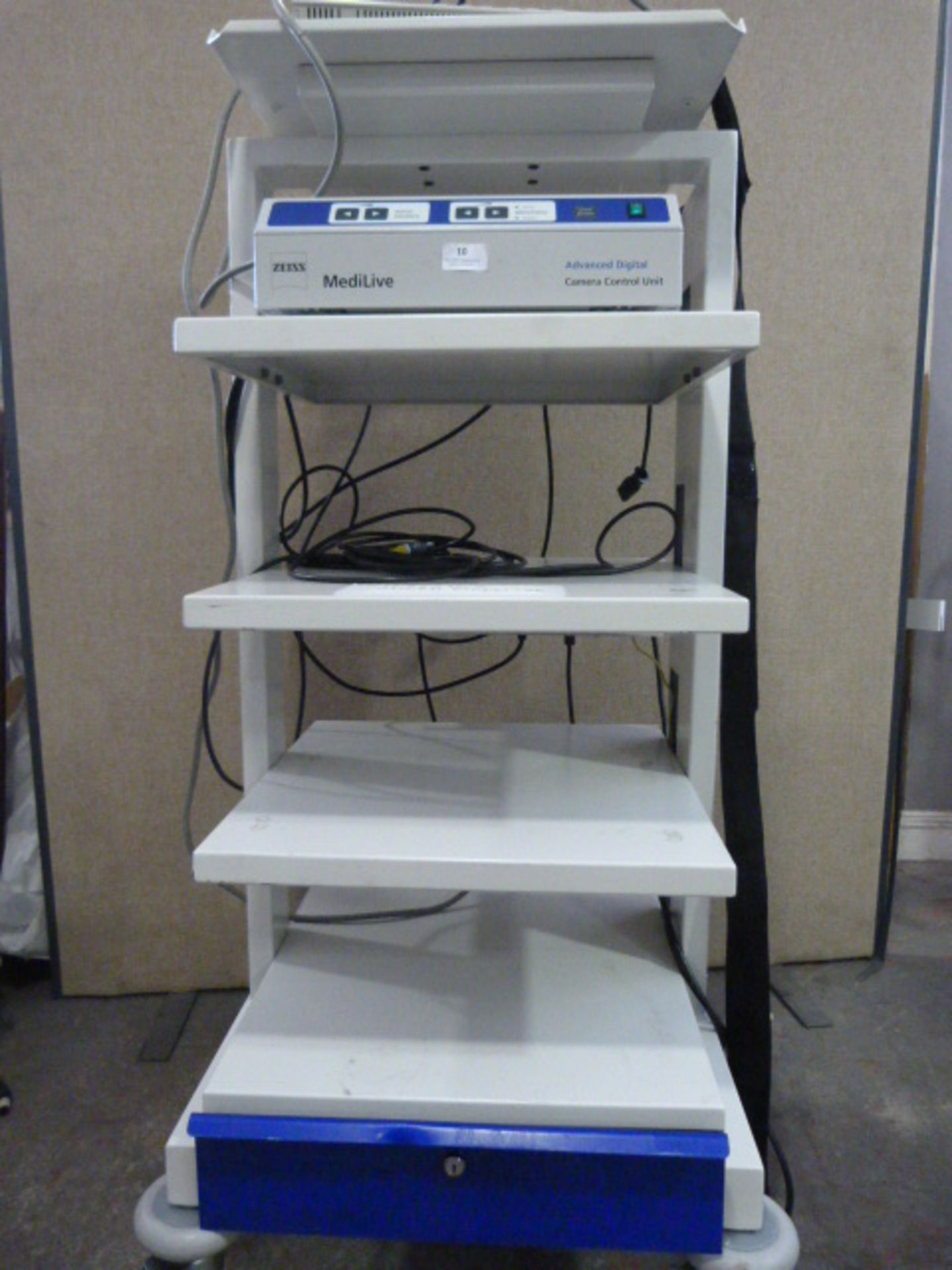 *CTL Medical System Stack Trolley with MS Medisoft Monitor and Zeiss MediLive Advanced Digital Camer