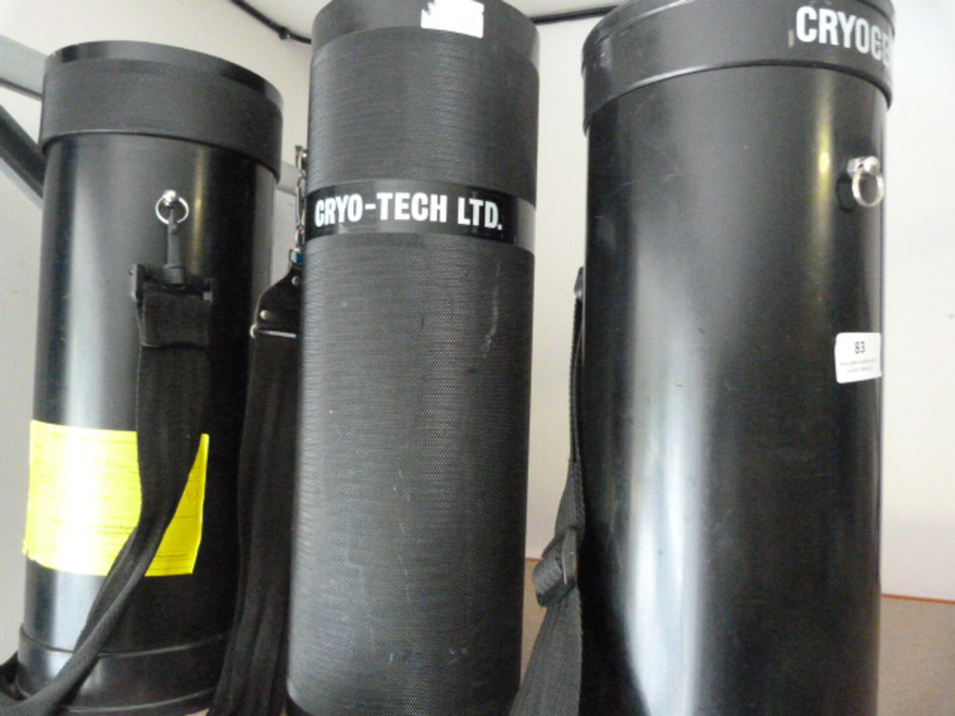 *1x Cryogenic Technologies Cryojet Nitrogen Canister in Carry Case and 2x Cryo Technology Cryo Jem