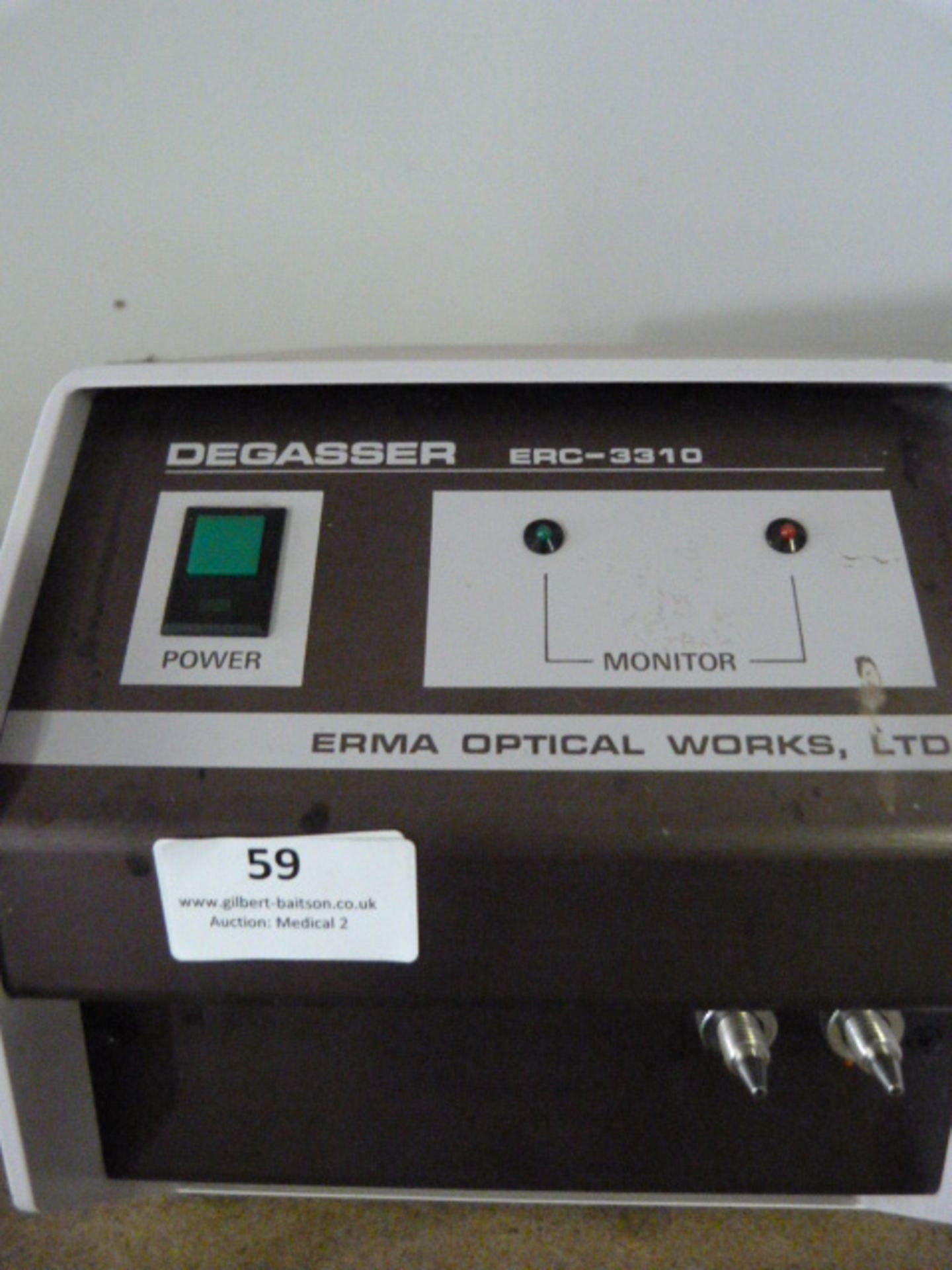 *Vacuum Pump ERC-3310 for Degasser (Powers Up)