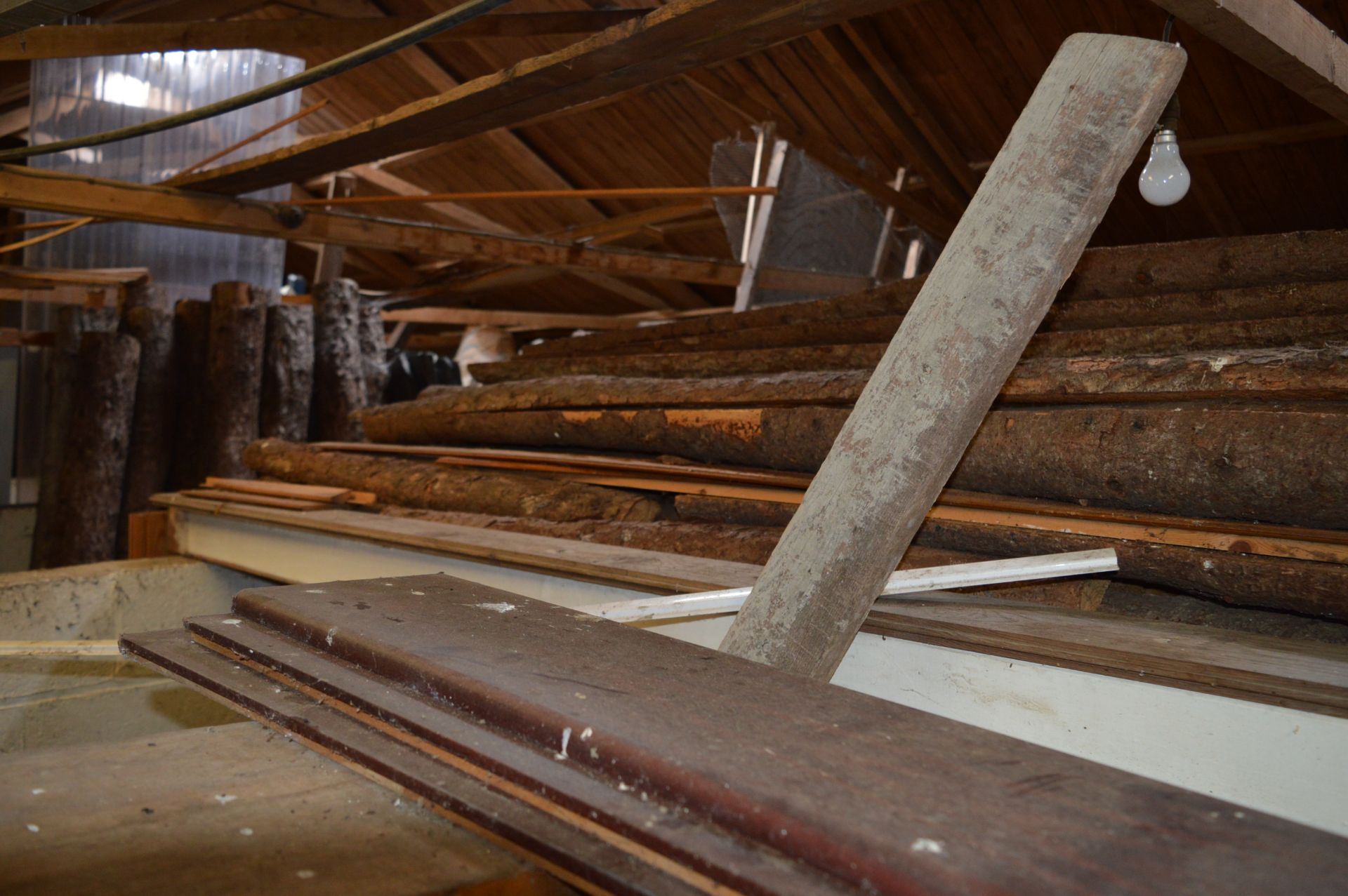 Very Large Quantity of Rustic and Other Timbers - Image 2 of 2