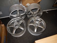 *Set of 4, 5 Stud ABT Alloy Wheels to Fit Audi A4,