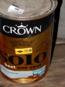 1 by 5L Crown Solo Matt Emulsion Stepping Stone