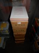 7 Boxes of Pink & White Panel Style Wall Tiles