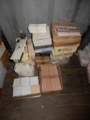 18 Boxes Assorted 4" Square Border & Other Tiles