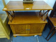 Walnut Effect Side Cabinet