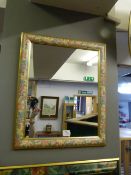 Floral Framed Decorative Wall Mirror