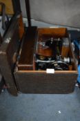 Cased Singer Hand Crank Sewing Machine