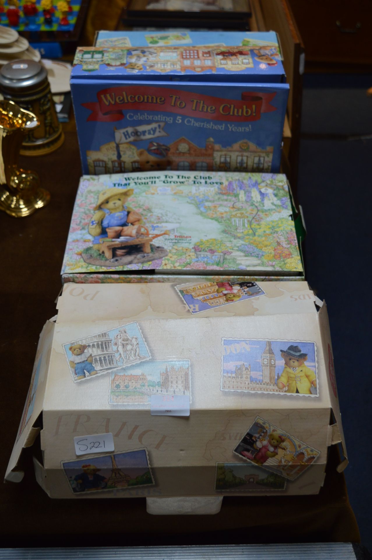 Four Boxed Cherished Teddies Collection