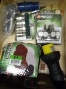 *Box of Sanding Paper, Compressor Air Connector Kit Set etc