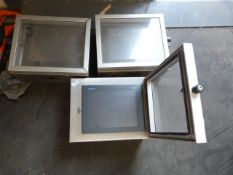 *x3 Stainless Steel Telenecanique Magelis Display Units (hdmi screens with steel enclosures)