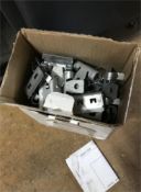 *Plastic Storage Box Containing Brit Clips, Spring