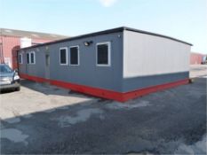 *24ft by 50ft Modular Building Divided into Two Of