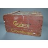 Pine Packing Crate - Carlsberg