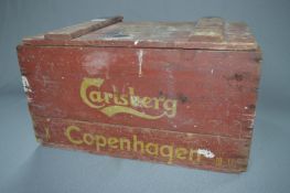 Pine Packing Crate - Carlsberg