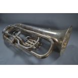 Boosey & Co Silver Plated Tuba with Travel Case