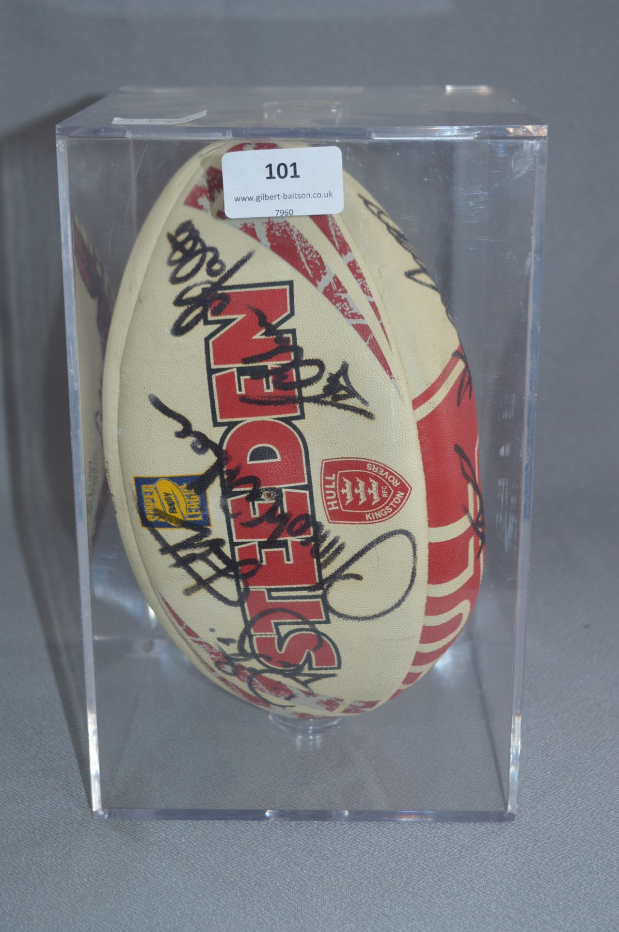 Signed Hull Kingston Rover Rugby Ball