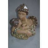 Large Lladro Figurine - Mother & Child (40cm tall 42cm wide)
