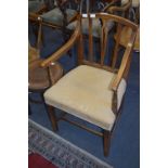 Early 19th Century Oak Elbow Chair