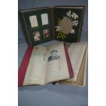 Leather Bound Victorian Photo Album and Musical Monologue Magazines