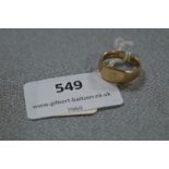9cT Gold Signet Ring - Approx 5.5g