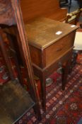 Oak Sewing Cabinet and Contents