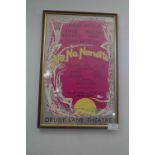 Framed Drury Lane Theater Poster - No No Nanette