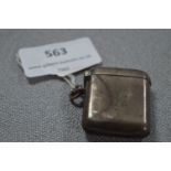 Hallmarked Silver Vesta Case