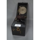 Small 1930's Potable Gramophone Record Player